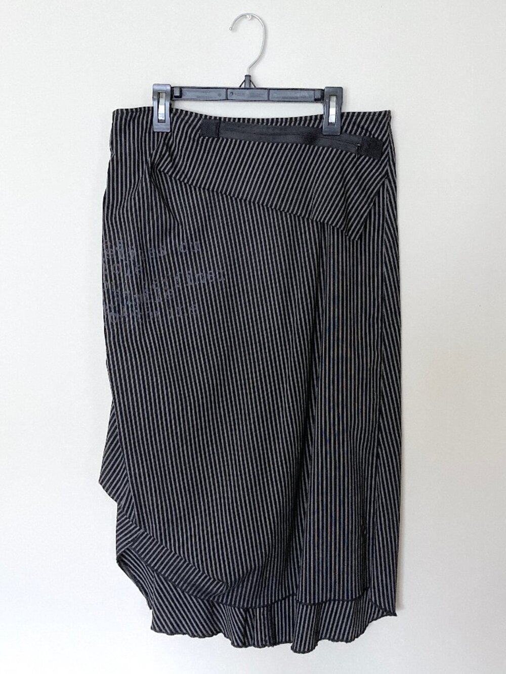 LAURA PRETTI Striped Hi-Lo Cargo Skirt sz S/M